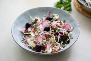 recetas con gulas ensalada