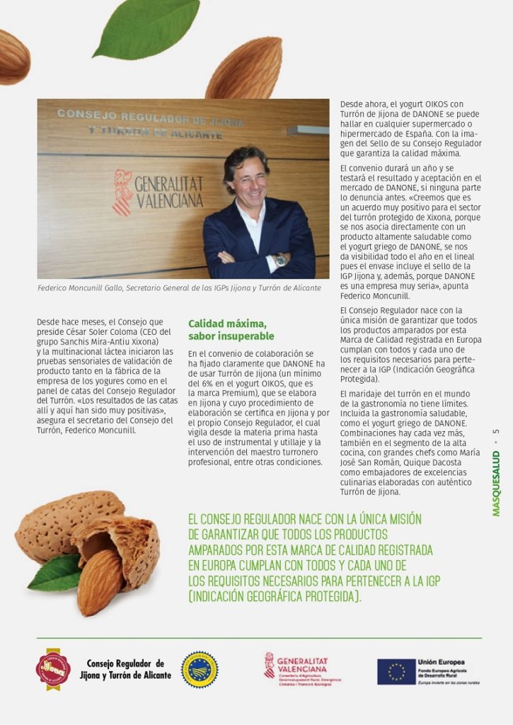 Yogurt con Turrón de Jijona, la fusión perfecta del sabor mas que salud (2)